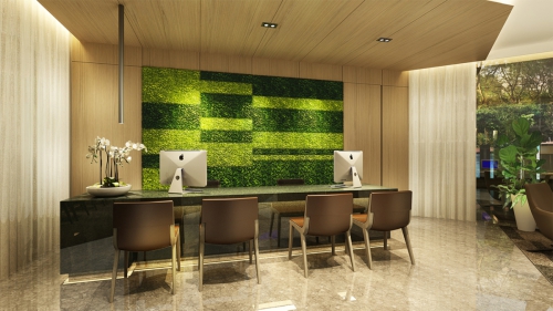 RECEPTION LOBBY, FRASER RESIDENCE, 新加坡